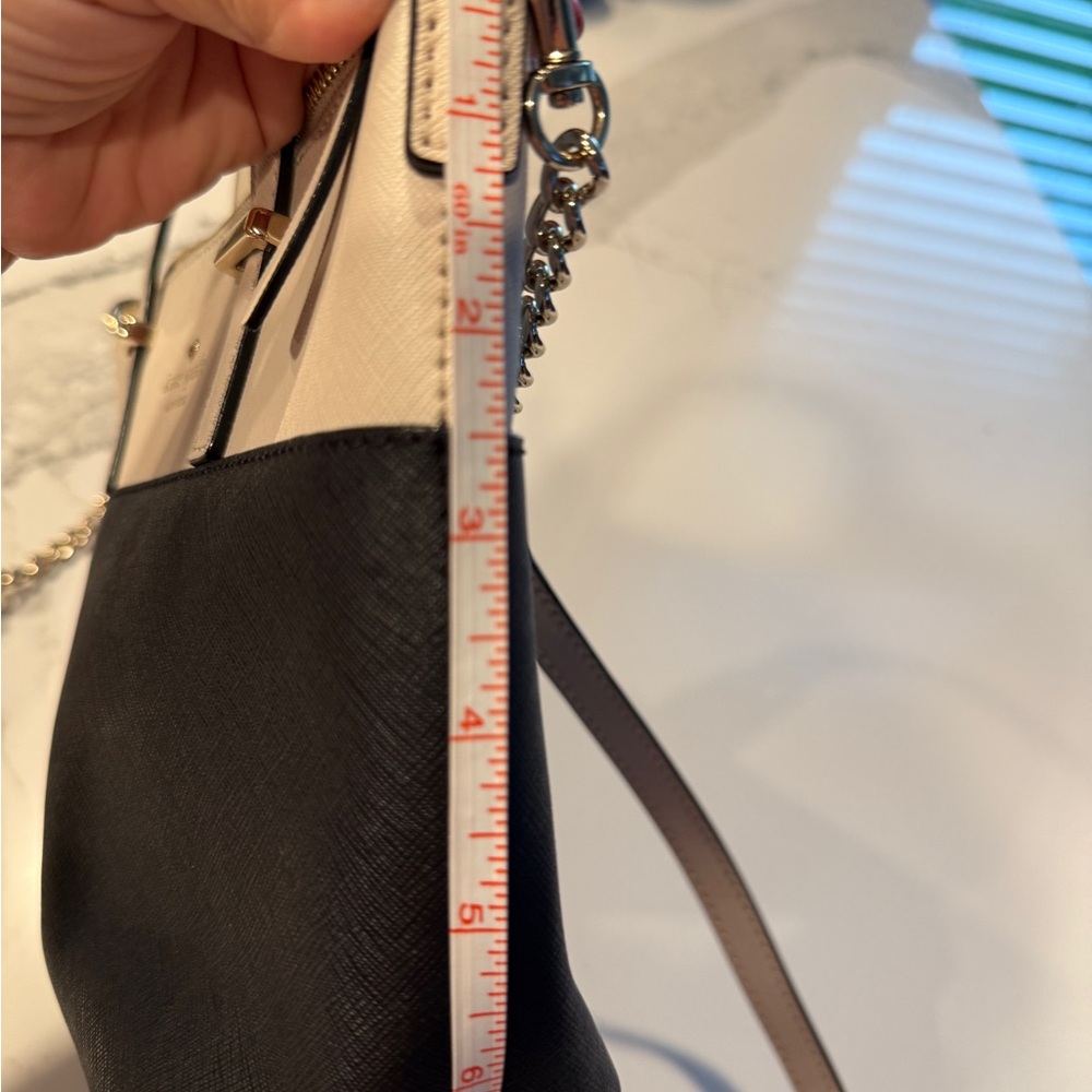 Kate Spade Harmony Crossbody Cedar Street Black/Ivory Pebble - Picture 7 of 14